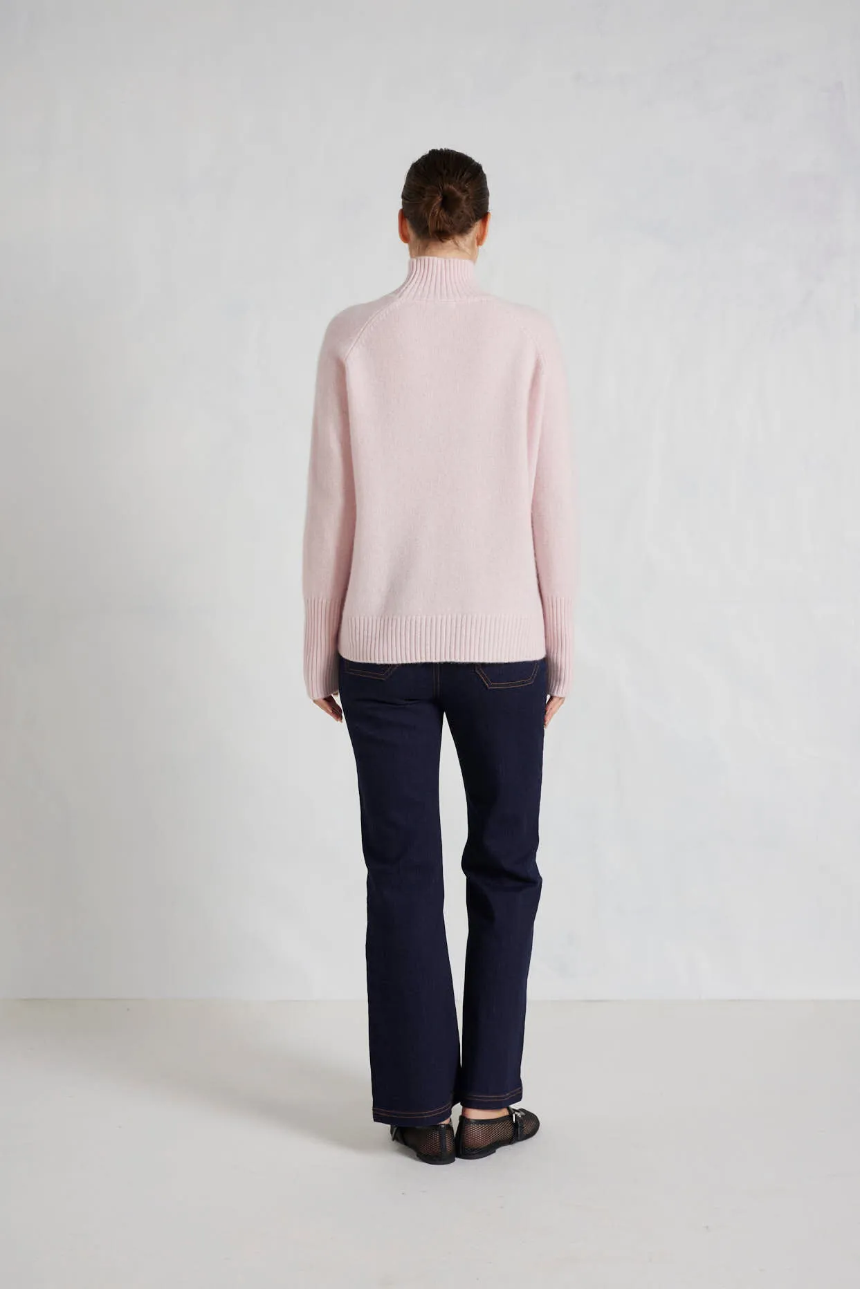 Fifi Polo Cashmere Sweater in Nurture