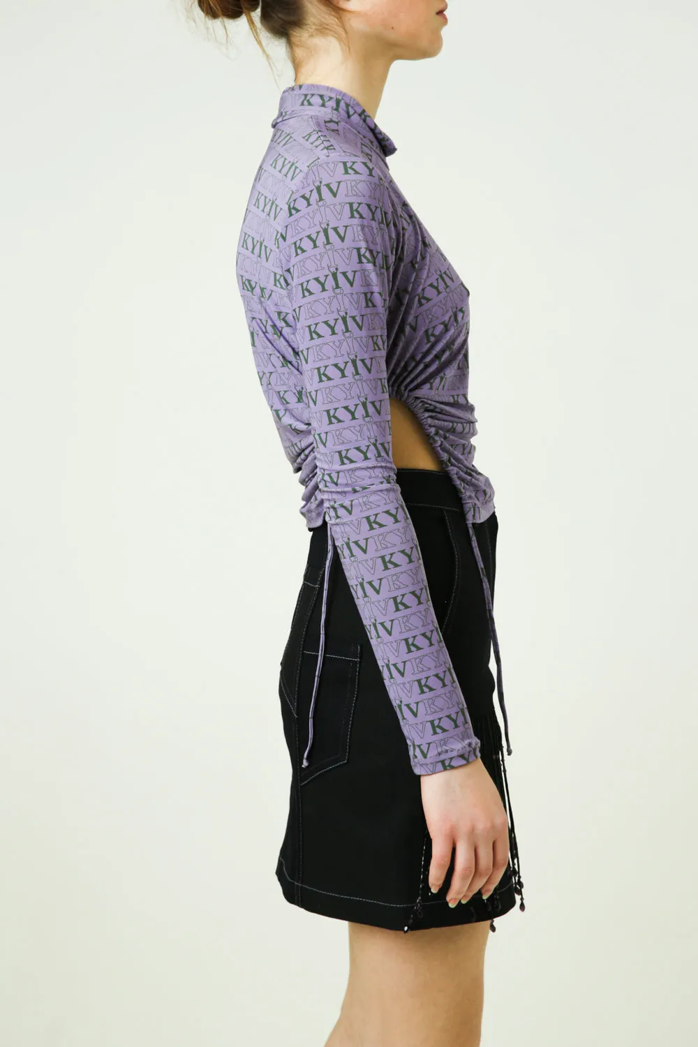 Fitted longsleeve with print