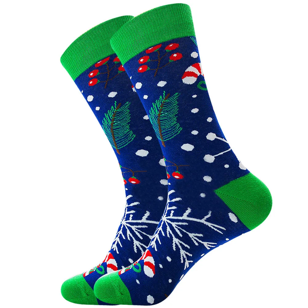 Fun Print Christmas Holiday Socks