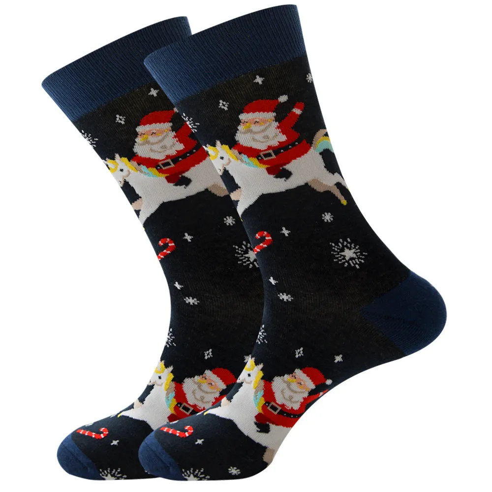 Fun Print Christmas Holiday Socks