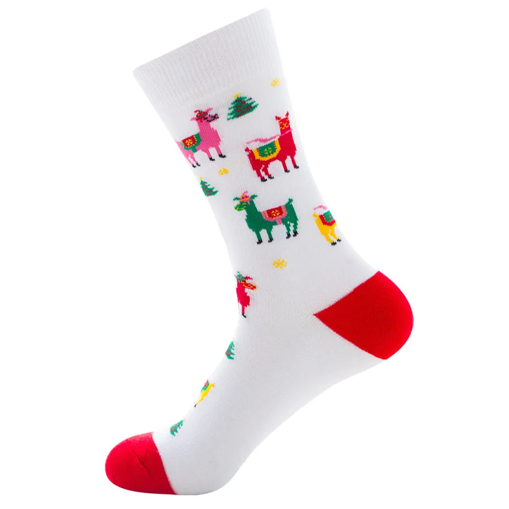 Fun Print Christmas Holiday Socks