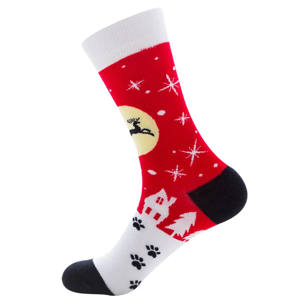 Fun Print Christmas Holiday Socks