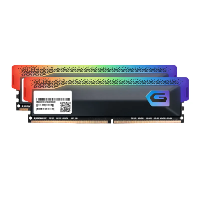 Geil Orion Rgb 16Gb Kit(2X8Gb) 3200Mhz Ddr4 Desktop Gaming Memory-Gray