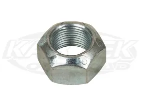 Grade 8 Fine Thread 1/2-20 Stover Lock Nut Silver Zinc Plated