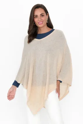 Haly Oat Wool Blend Poncho