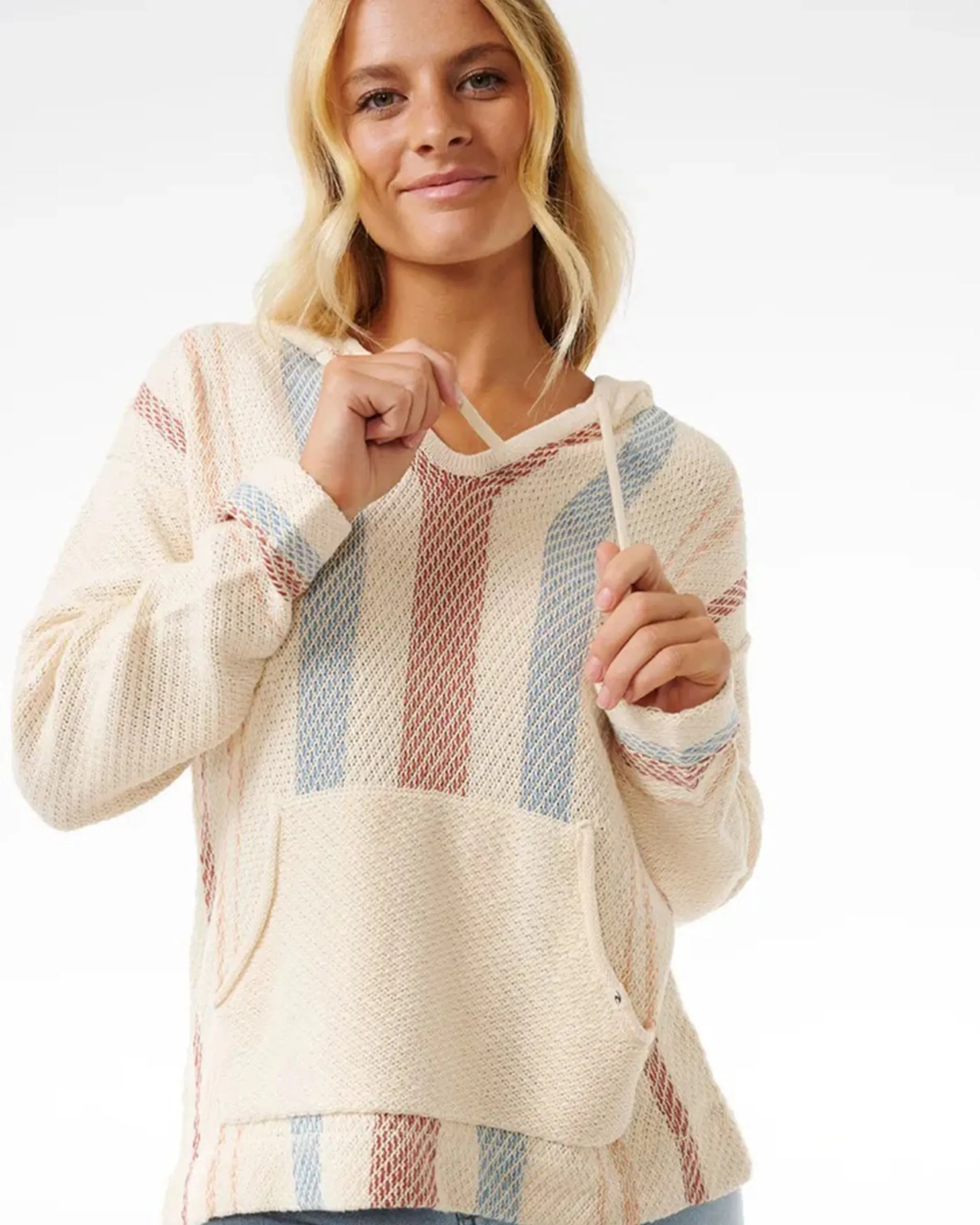 High Tide Stripe Poncho