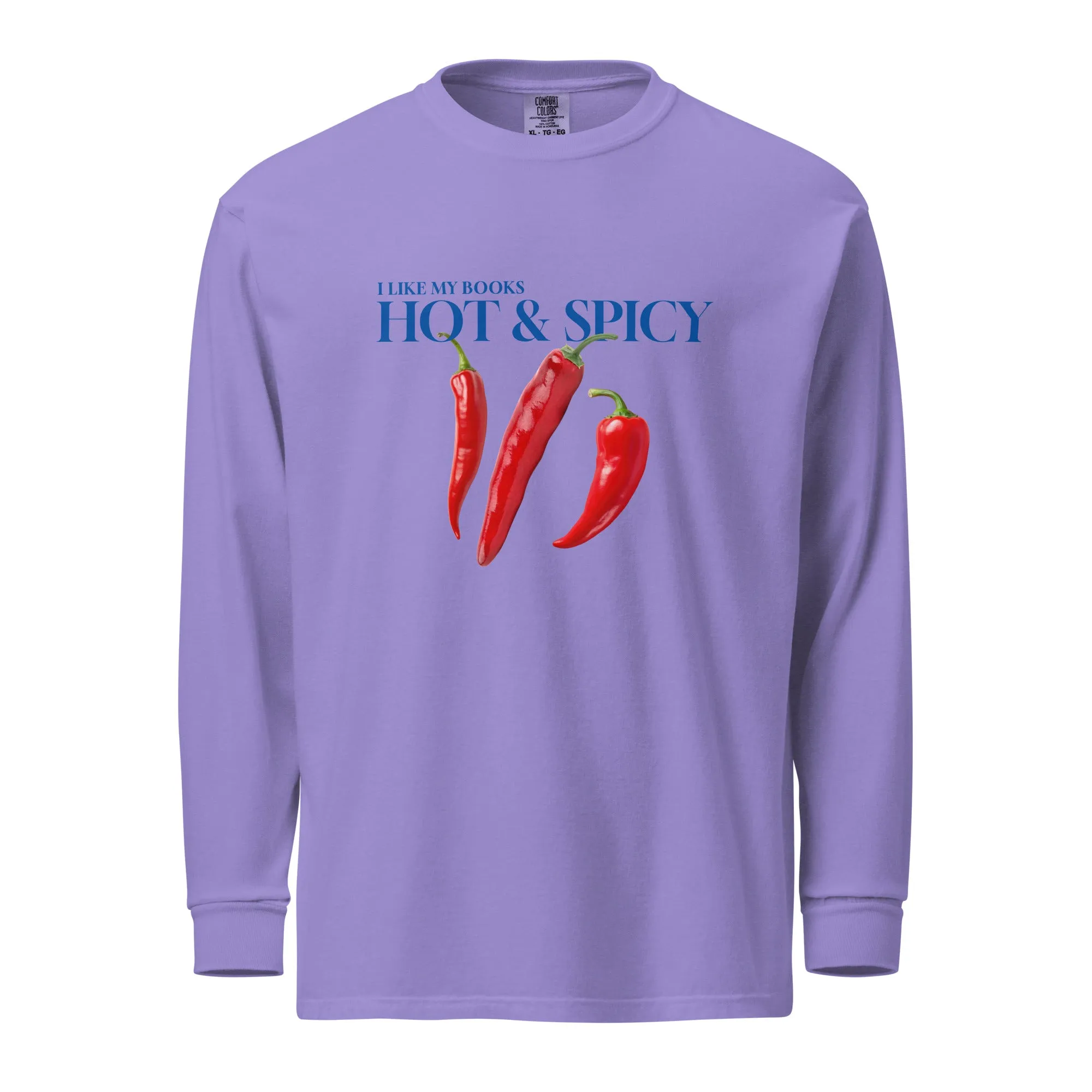 I Like My Books Hot & Spicy Long-sleeve Shirt