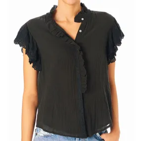 Ines Frill Short Sleeve Top