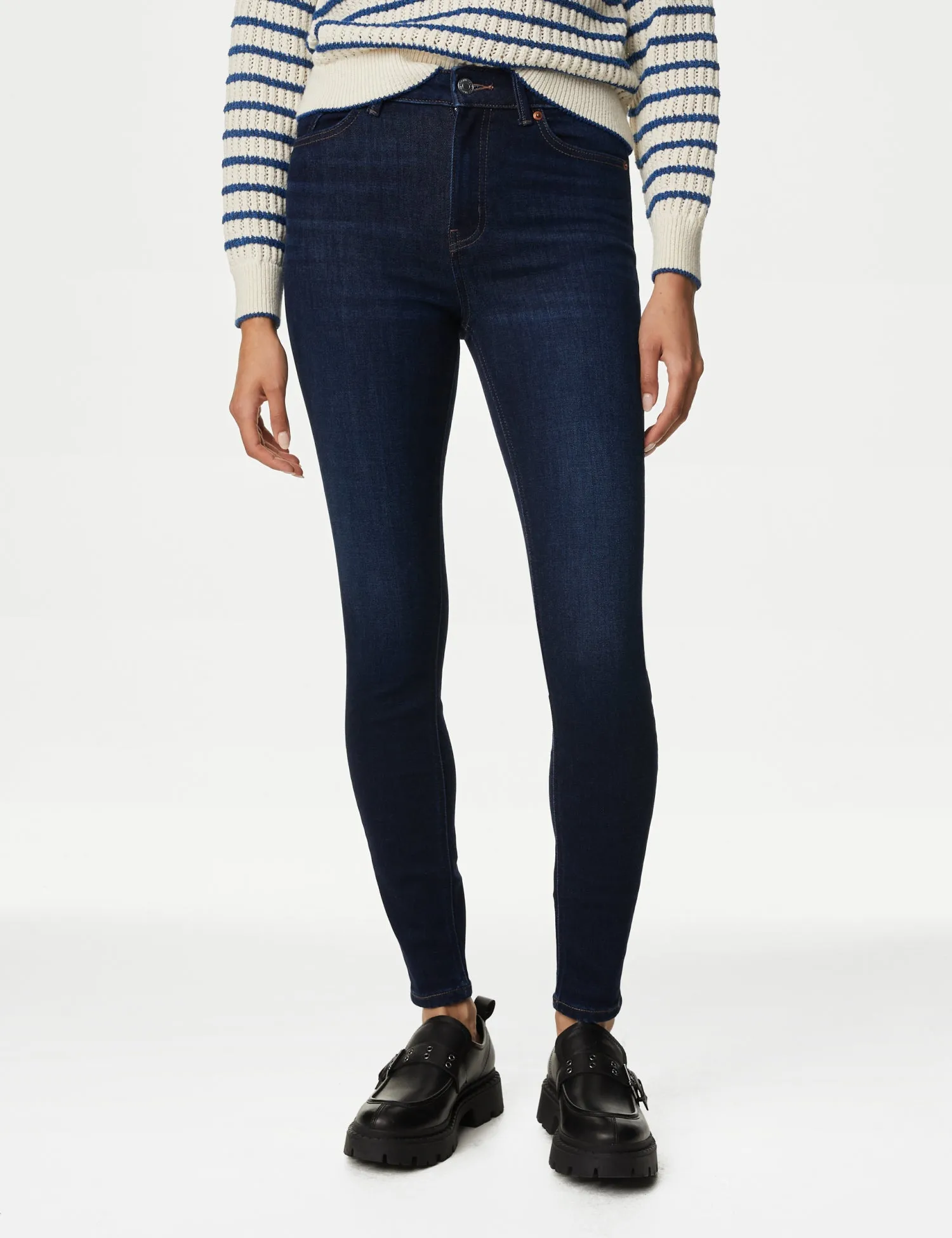 Ivy Thermal High Waisted Skinny Jeans