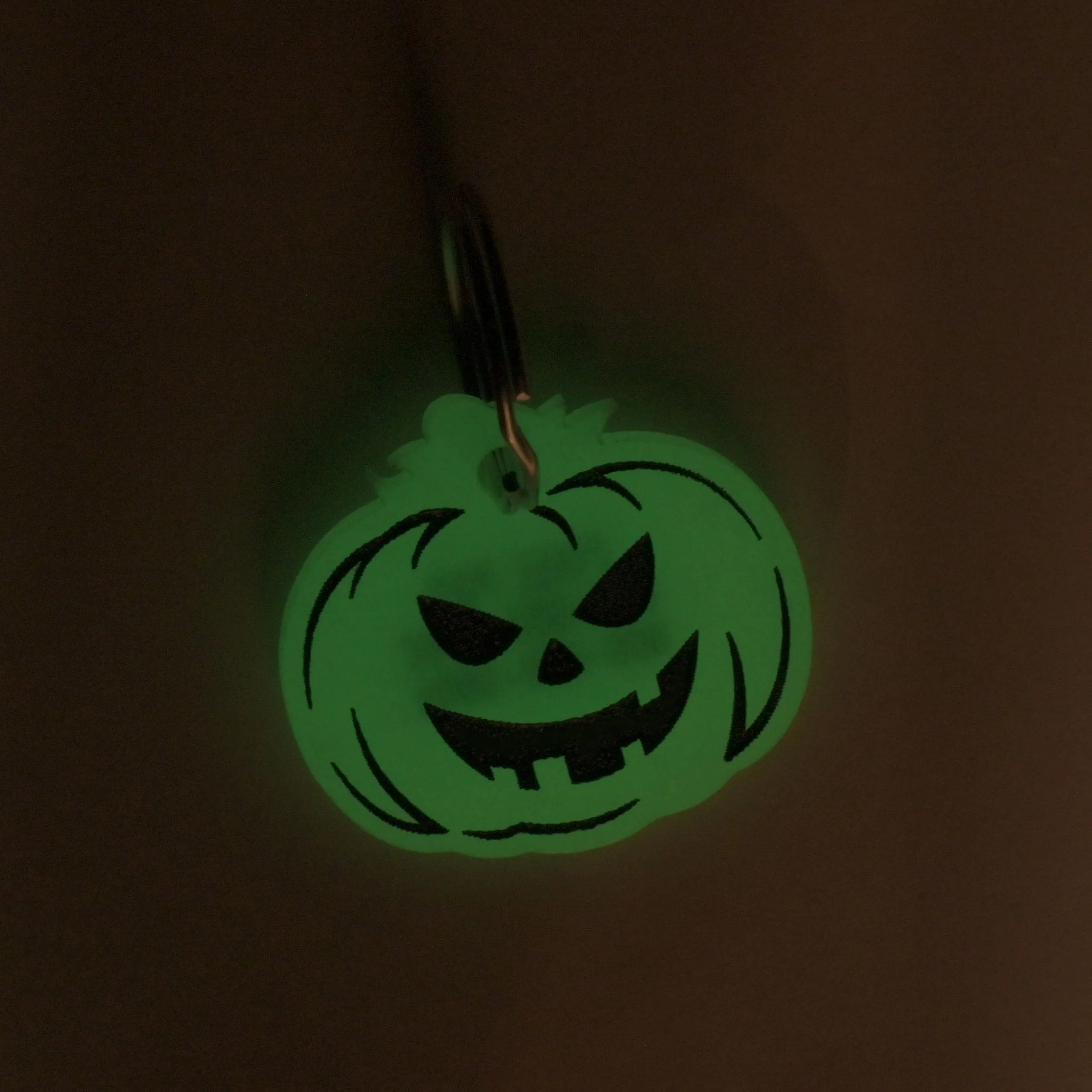 Jack-O-Lantern Pumpkin Personalized Pet tag