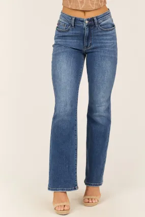 Judy Blue Dark Wash Thermal Lined Bootcut Jeans