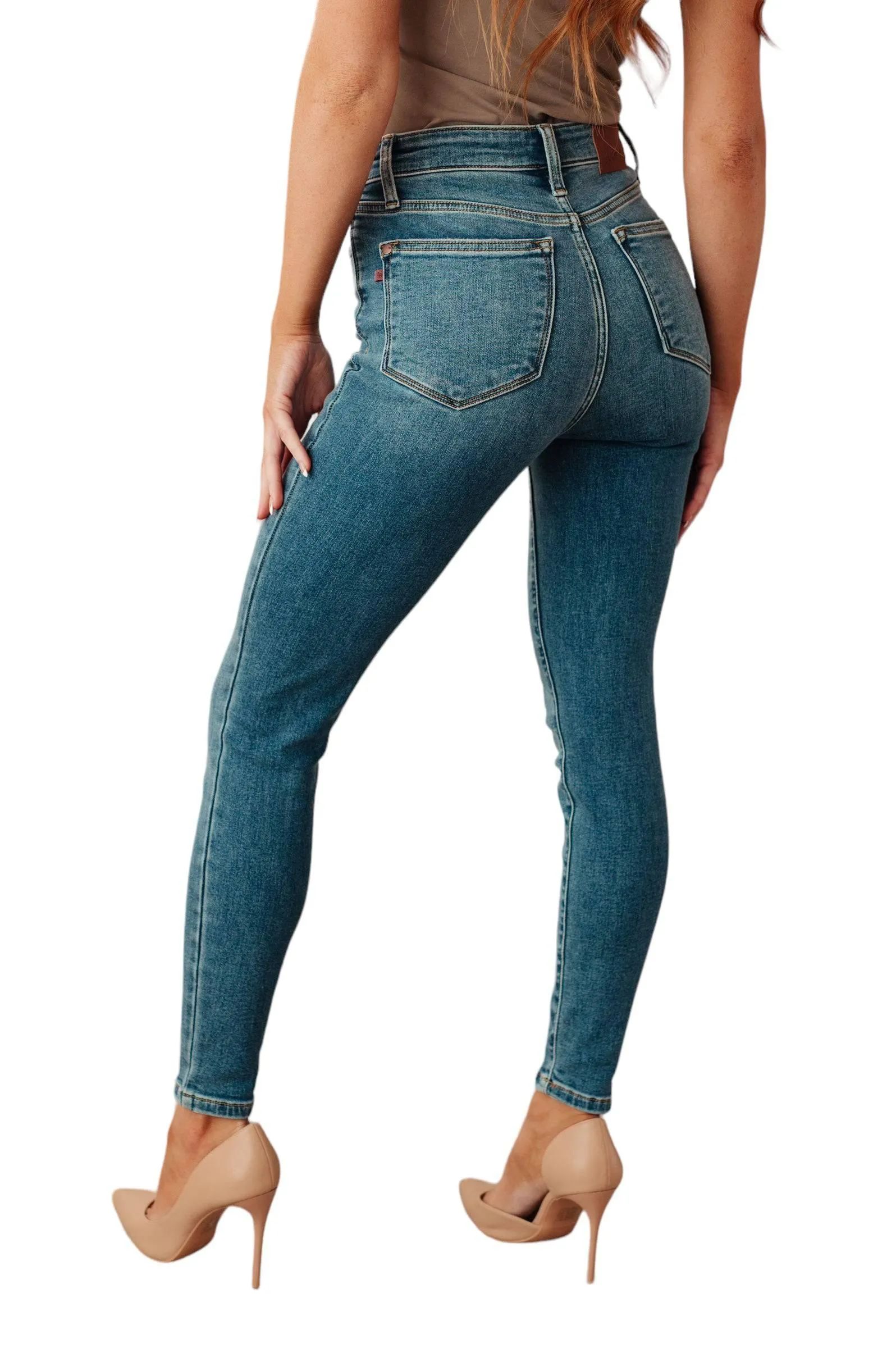 Judy Blue High Rise Thermal Skinny Jeans