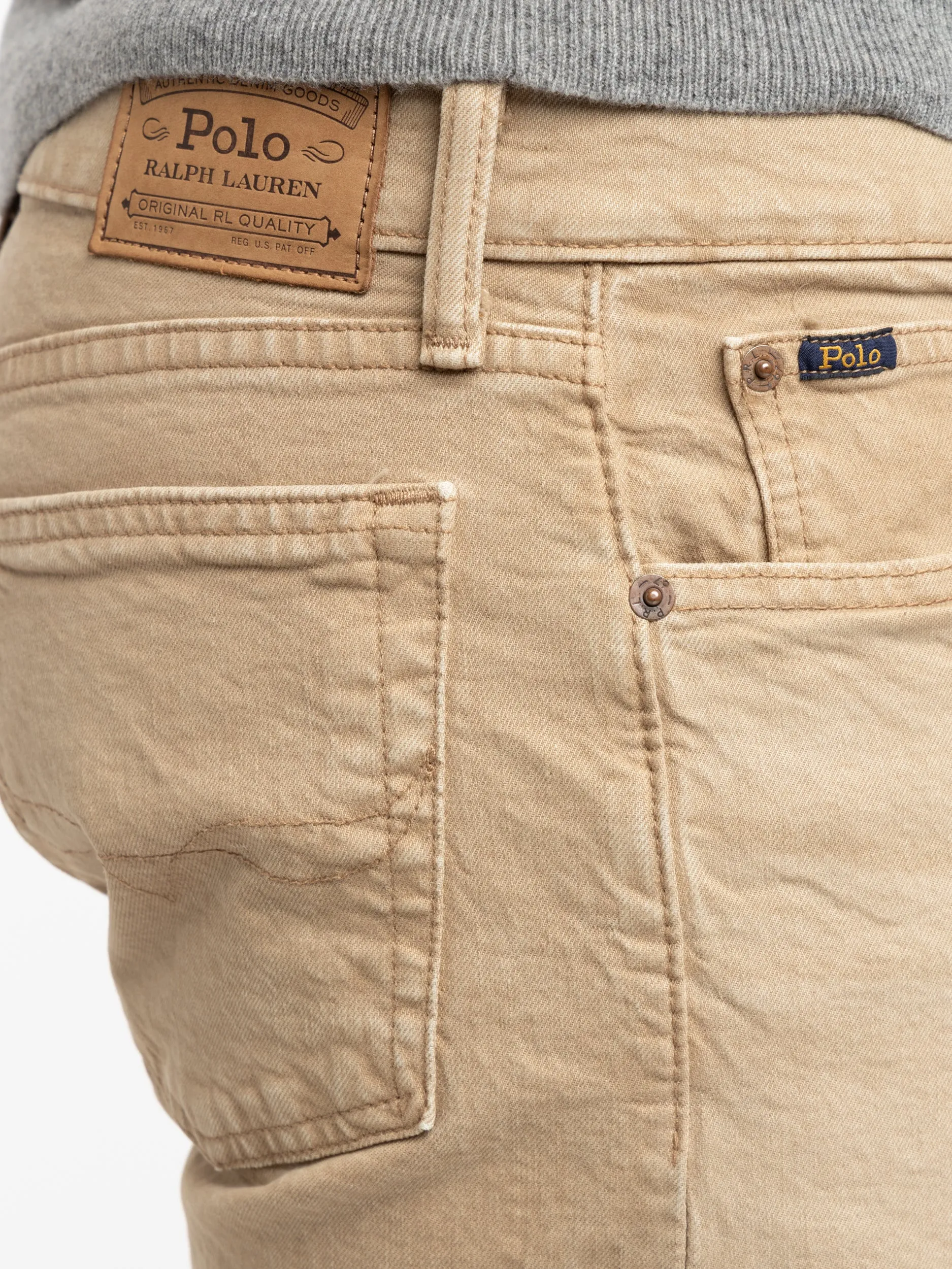 Khaki Brown Sullivan Slim Stretch Jean