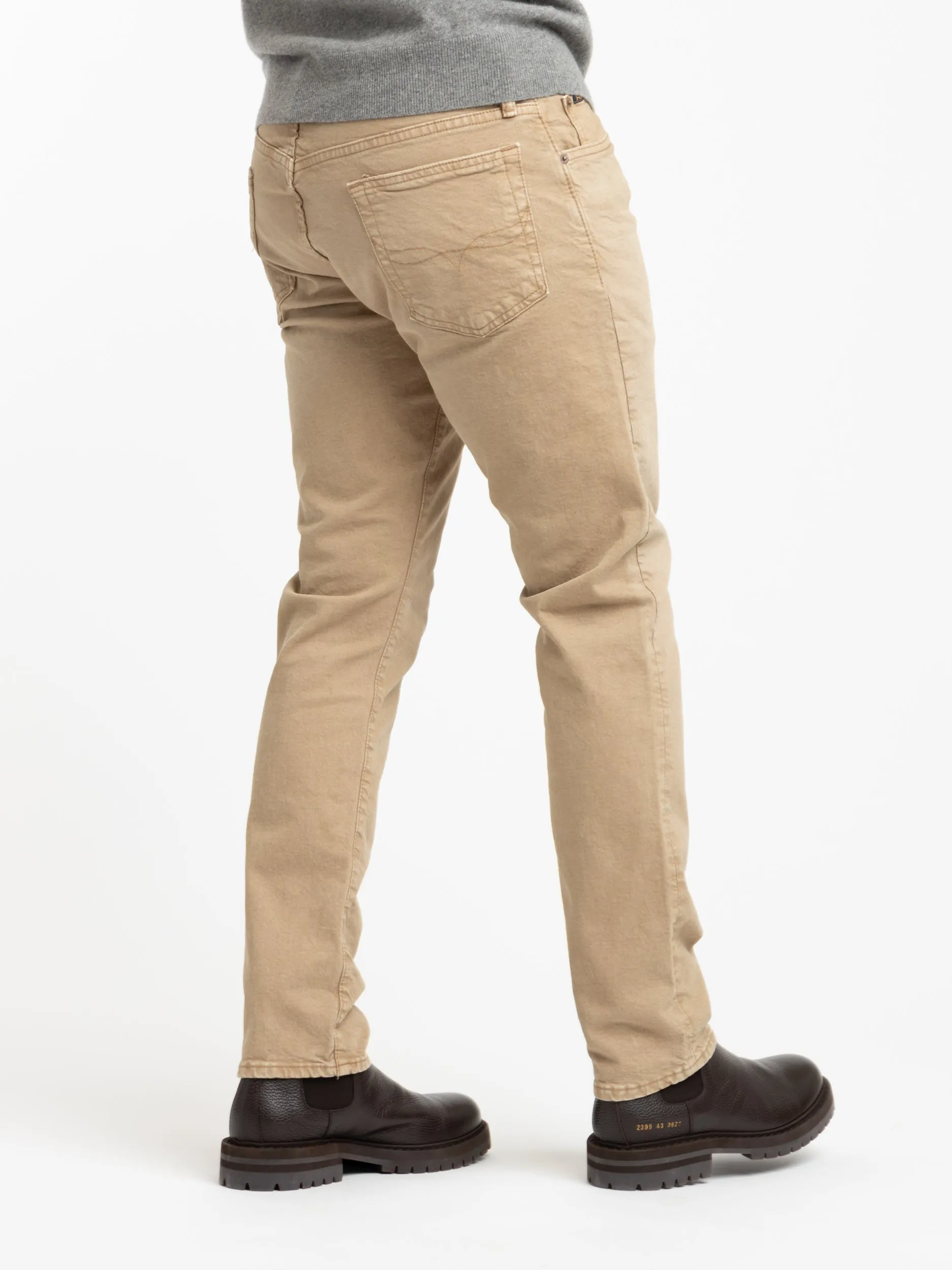 Khaki Brown Sullivan Slim Stretch Jean