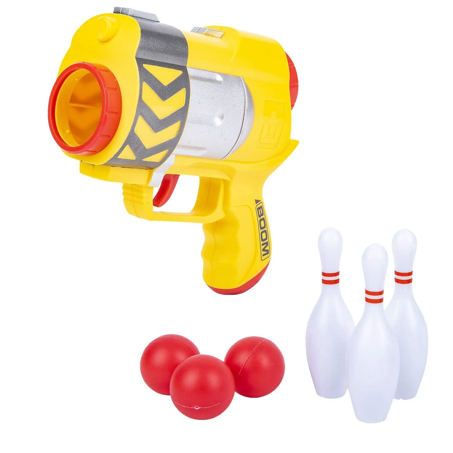 Kicko Bowling Pin Blaster Set - 2 Pack - 5 Inch - for Kids Party Favors, Birthday Parties