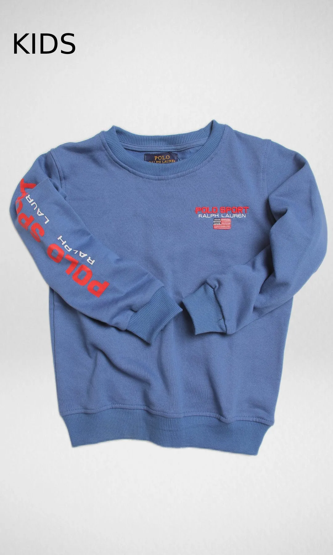 Kids Round Sweater Sport (Blue)