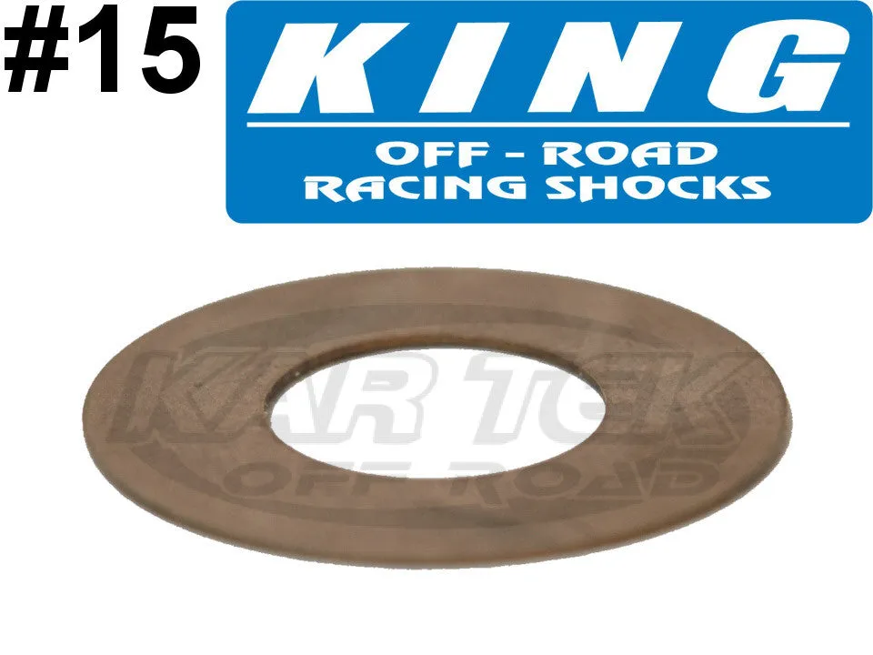 King Shocks Rebound Or Compression Valving Shims 0.015" Thick 0.850" Outside Diameter 0.625" ID