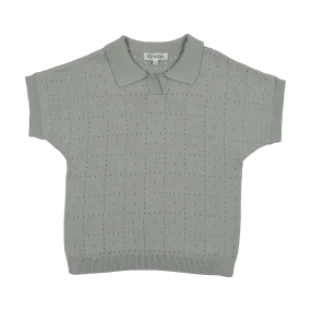 Knit Polo Sweater