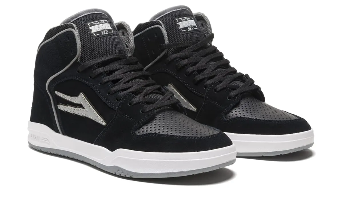 Lakai Shoes Telford - Black/Reflective Suede