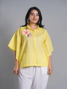 Lemon Kaftan Top - Pinkish