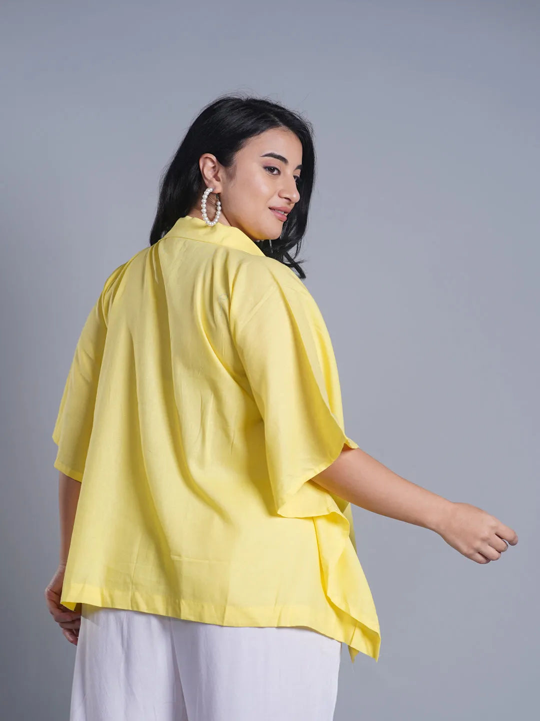 Lemon Kaftan Top - Pinkish