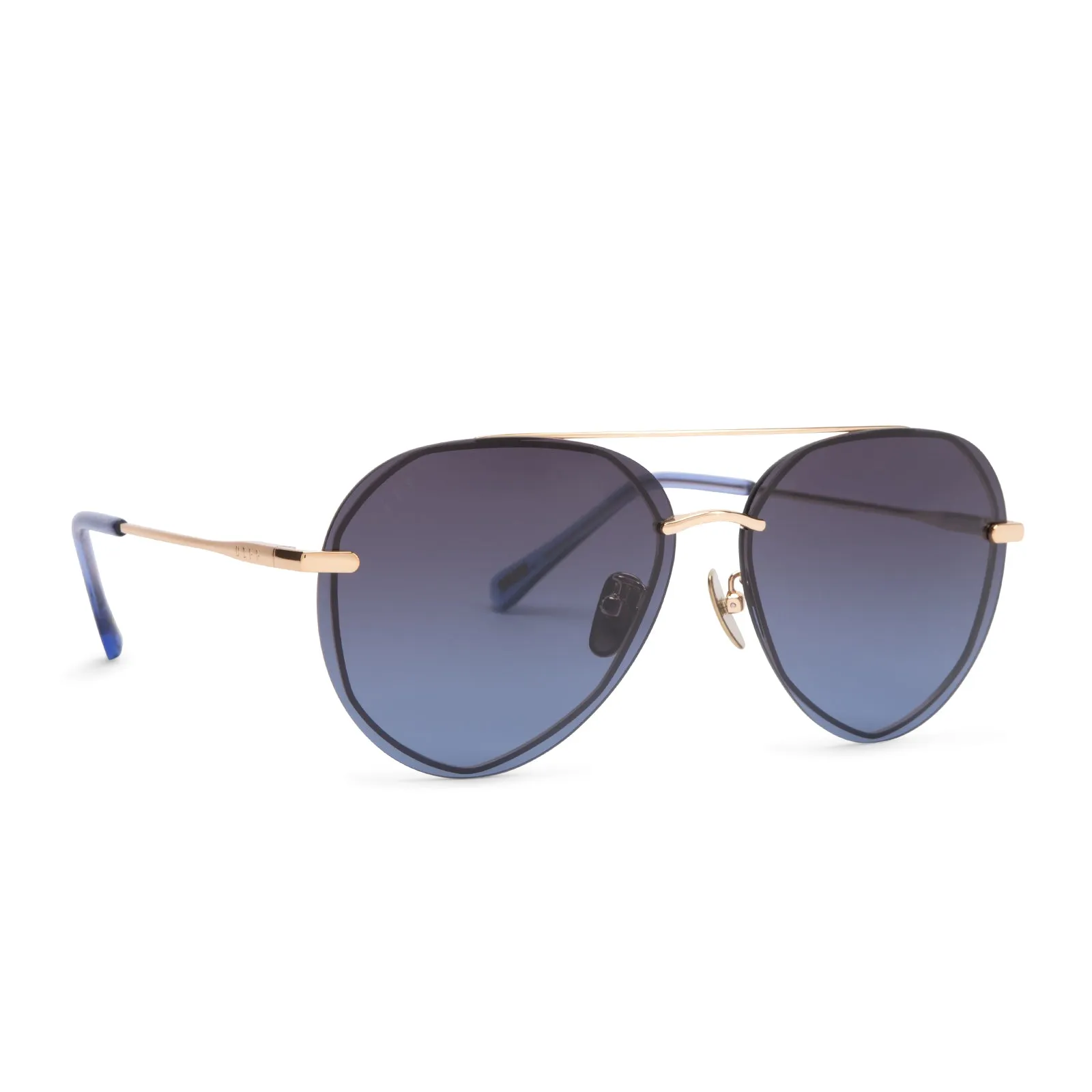 LENOX - GOLD   BLUE GRADIENT   POLARIZED SUNGLASSES