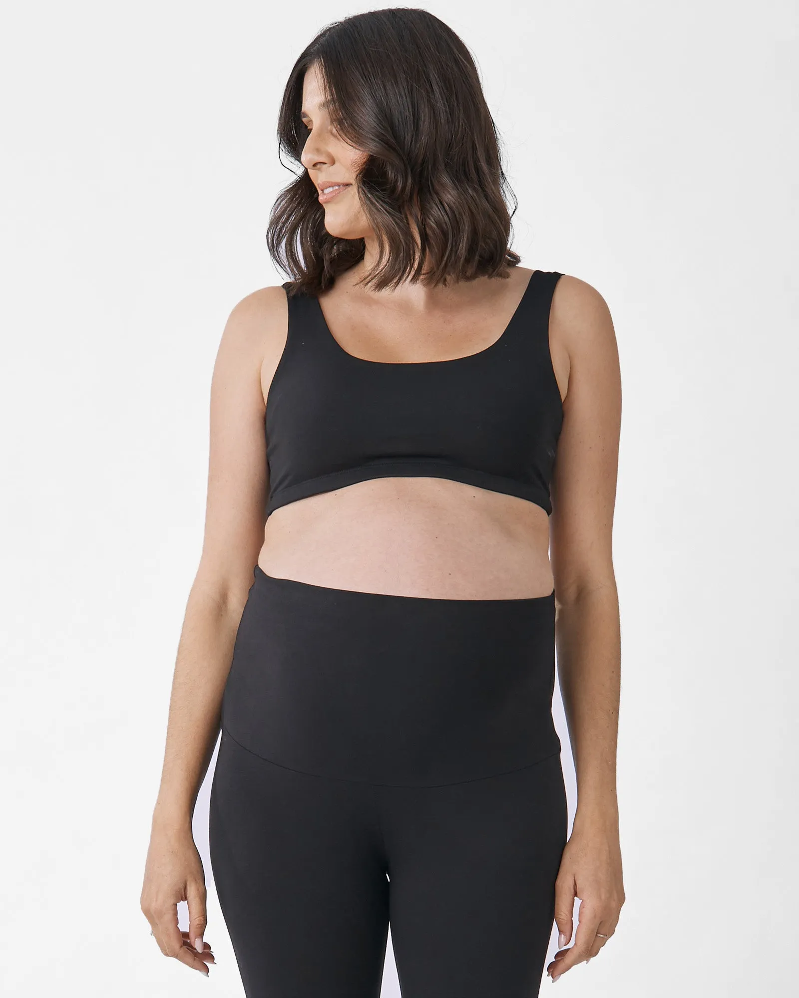 Lilou Maternity Sleeping Bamboo Lightweight Bralette - Black