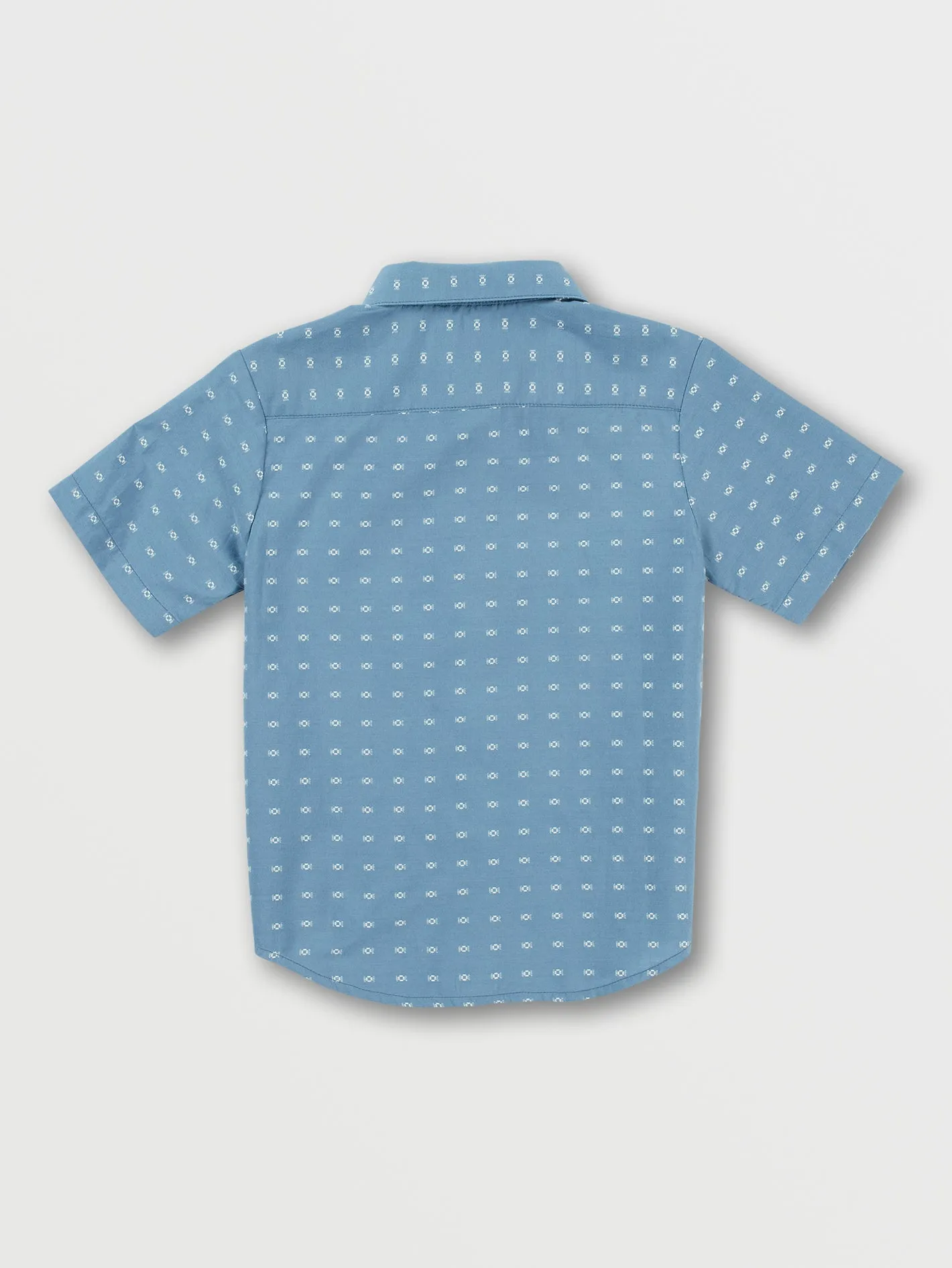 Little Boys Stone Mags Short Sleeve Shirt - Slate Blue