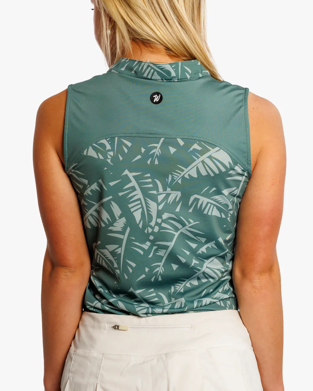 Lost In The Palms Women's Sleeveless Polo