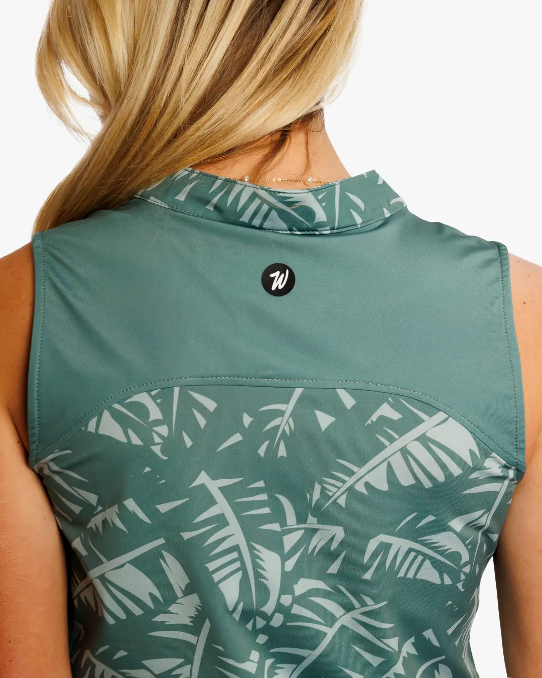 Lost In The Palms Women's Sleeveless Polo