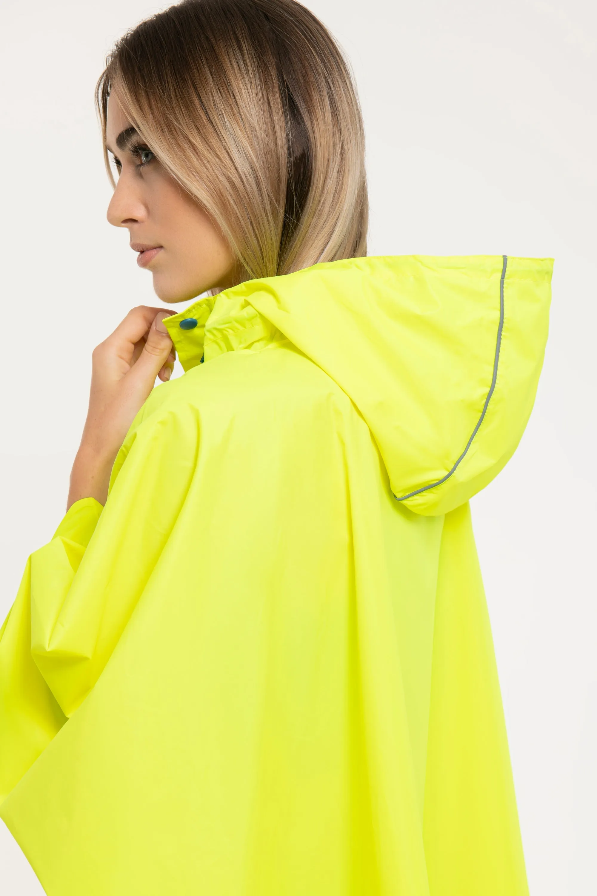 Mac In A Sac Packable Waterproof Unisex Poncho - Neon Yellow