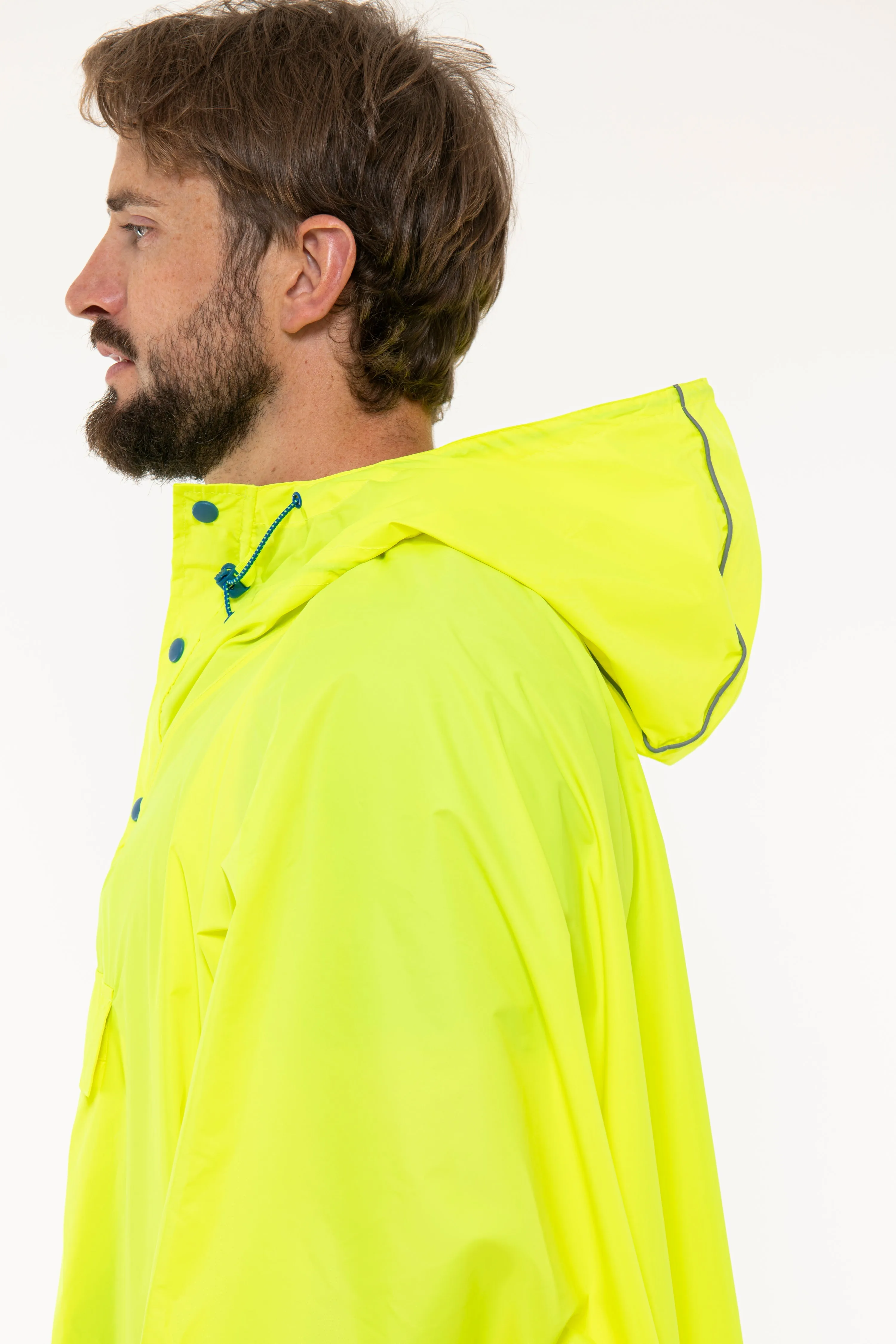 Mac In A Sac Packable Waterproof Unisex Poncho - Neon Yellow