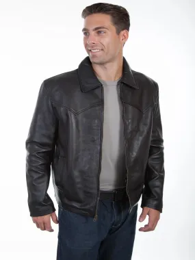 Men Black Western Jacket