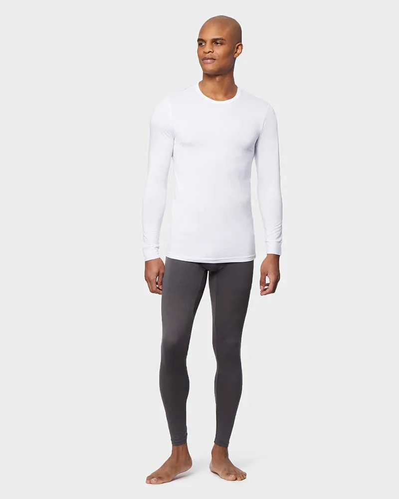 Men's Lightweight Baselayer Crew Top - White