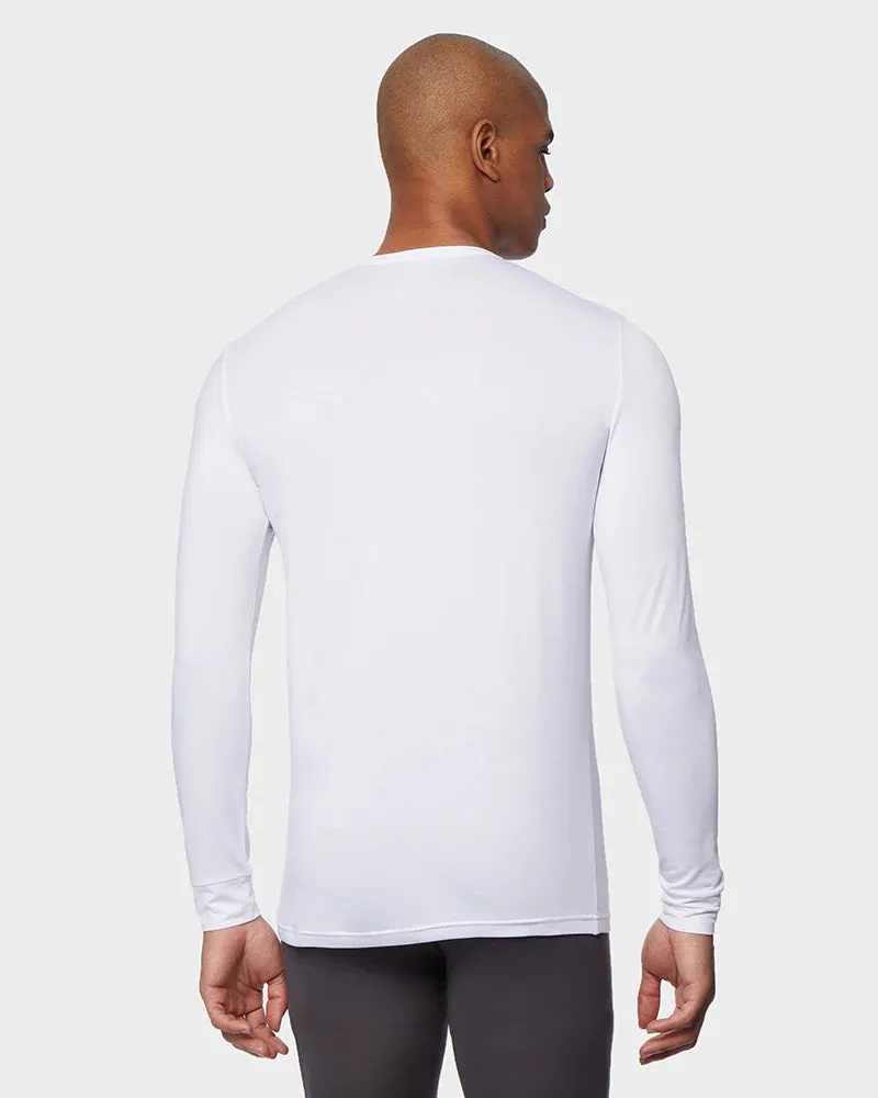 Men's Lightweight Baselayer Crew Top - White