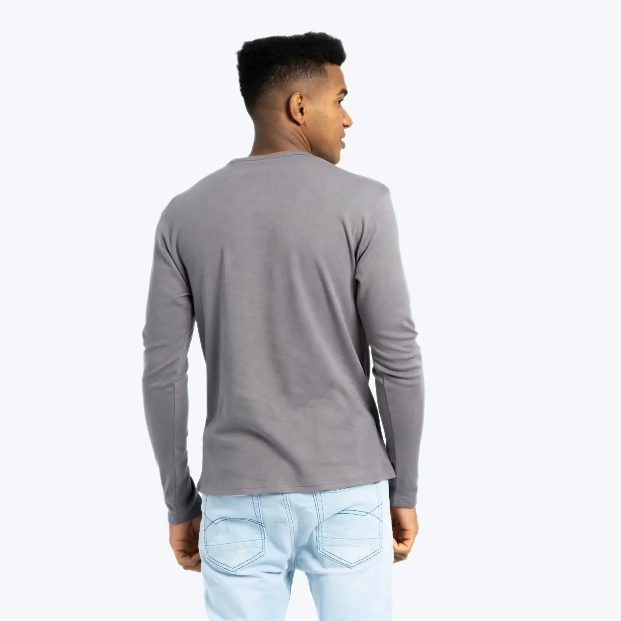 Men's Organic Pima Cotton Long Sleeve Shirt