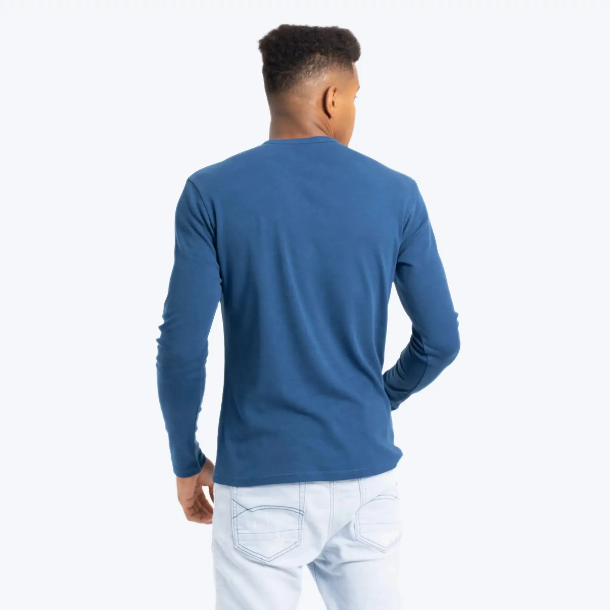 Men's Organic Pima Cotton Long Sleeve Shirt