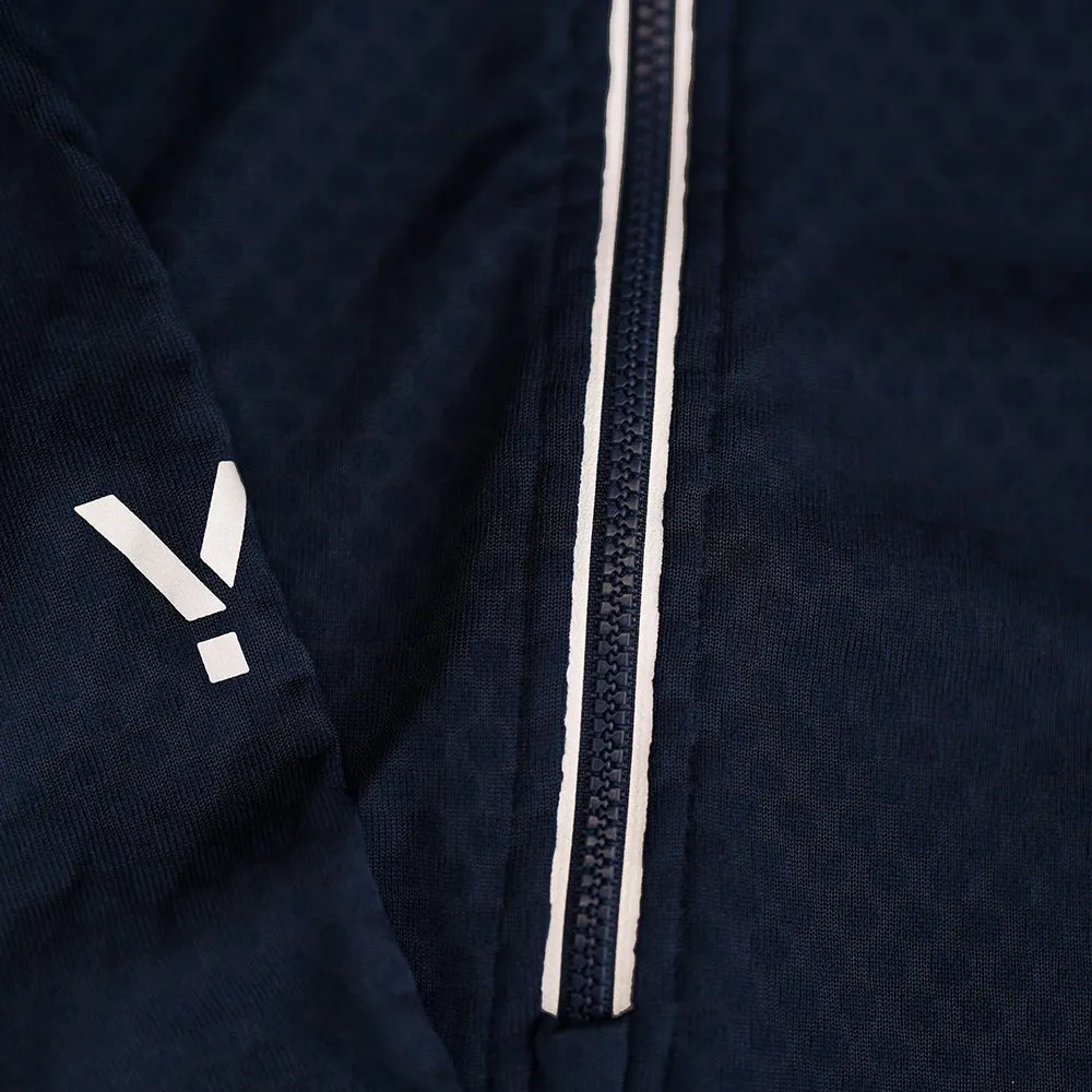 Mens Zephyr Zip Grid Fleece (Navy)