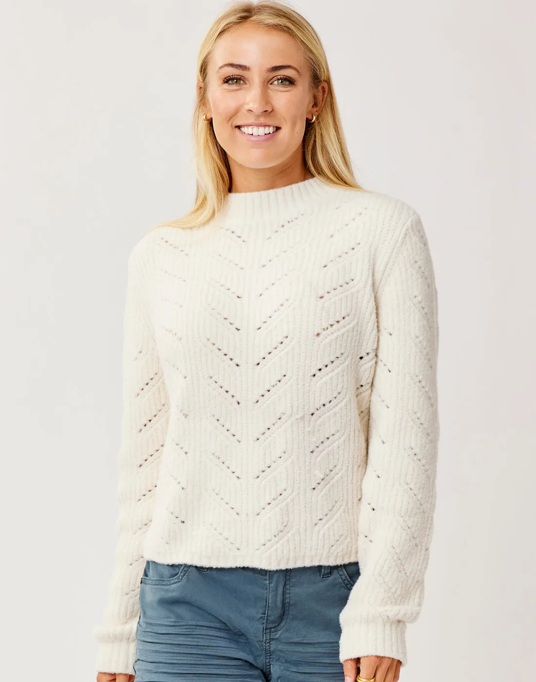 Monroe Sweater: Birch