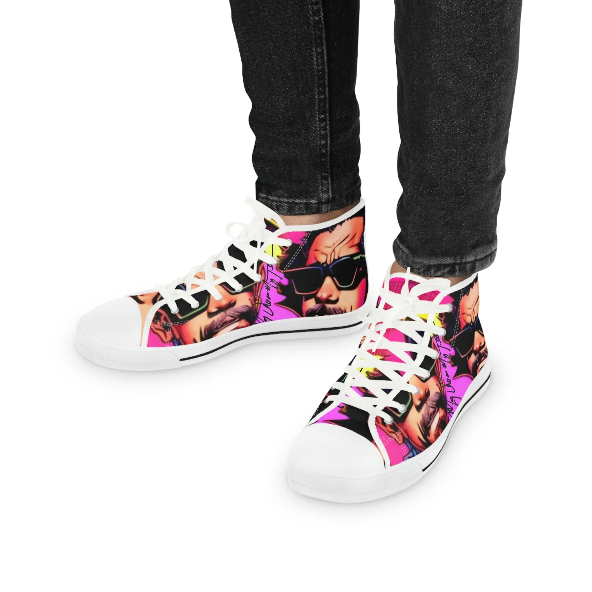 MyDreamMyTee Men's High Top Sneakers