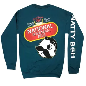 National Bohemian Beer Signature Classic (Legion Blue) / Crew Sweatshirt