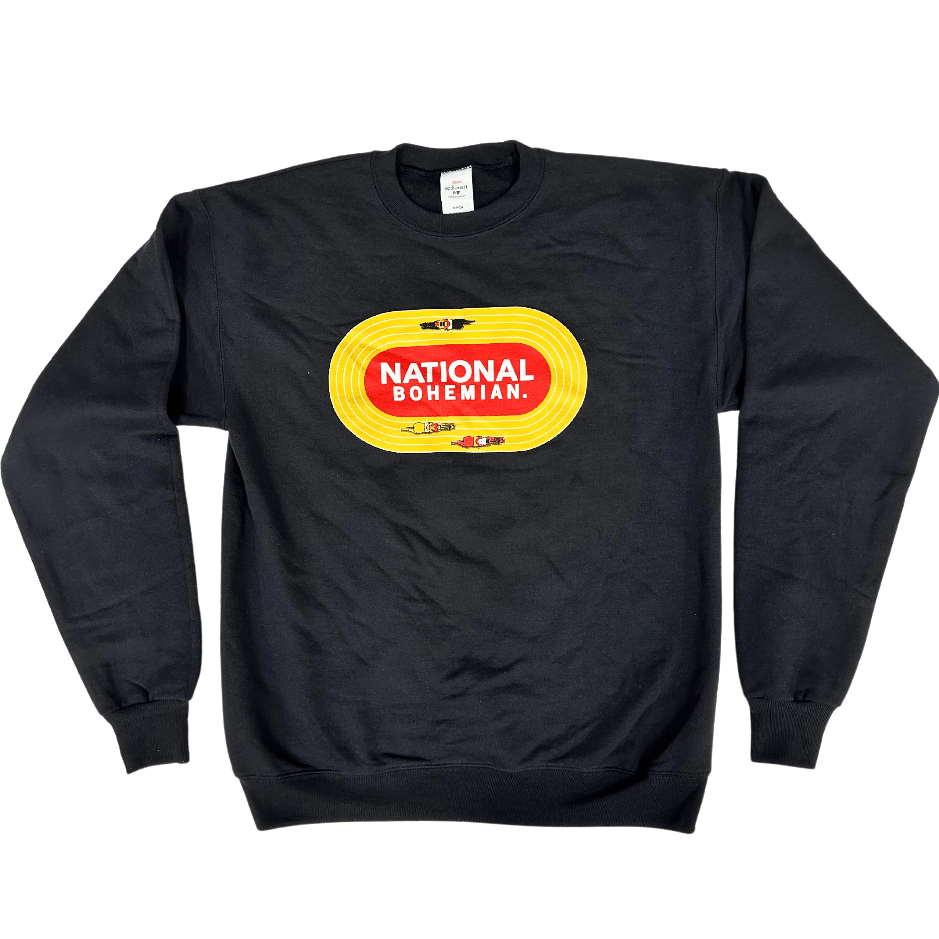 National Bohemian Racetrack (Black) / Crew Sweatshirt