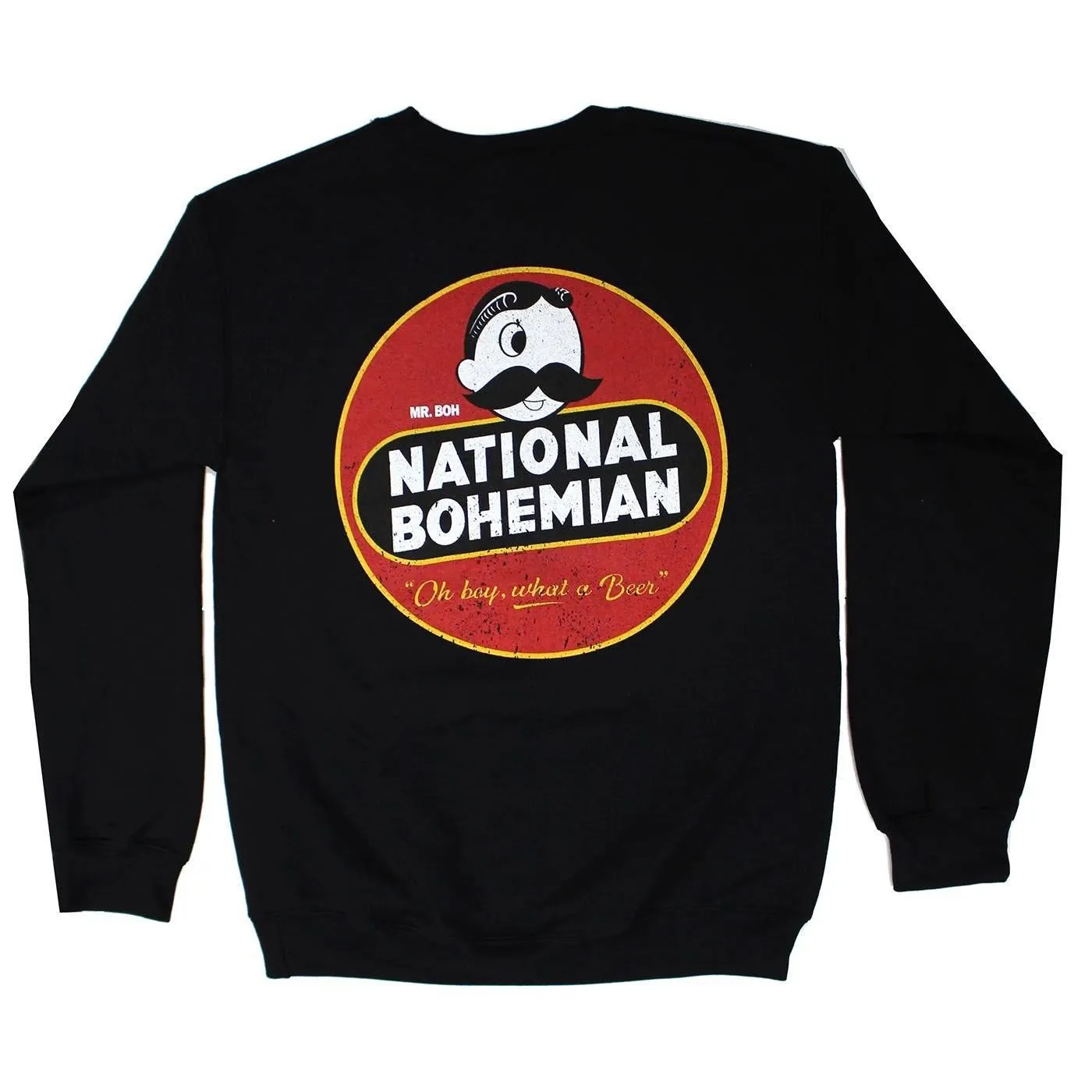 National Bohemian Retro (Black) / Crew Sweatshirt