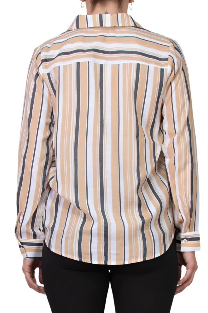 Notations Slubbed Woven Chest Pocket Shirt