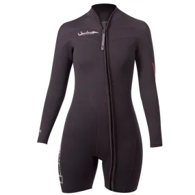 Open Box Henderson Thermoprene Woman Long Sleeve Shorty/Jacket (Front Zip)3mm Scuba Wetsuit, Size: 8