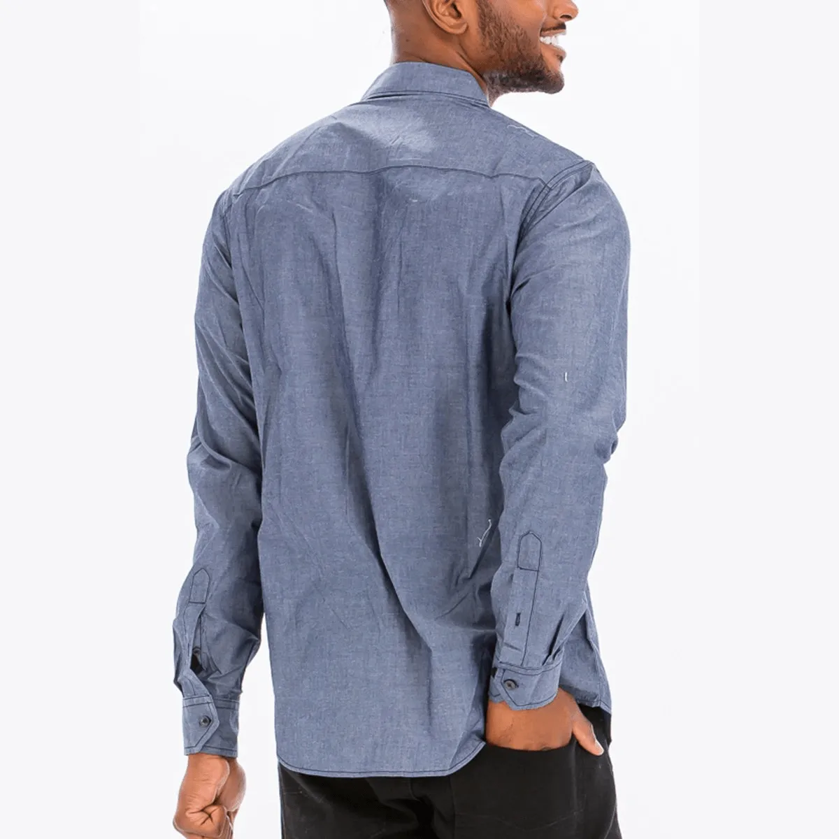 Outline Stitch Long Sleeve Shirt