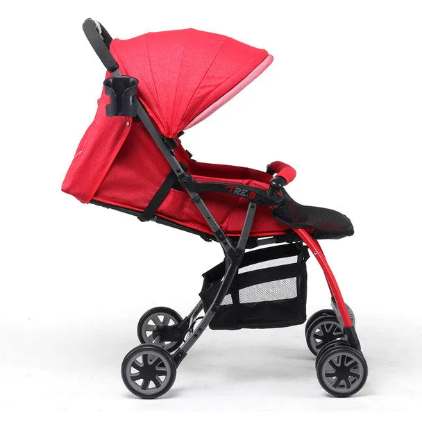 Pali Tre.9 Stroller Denim Attitude in Miami Red