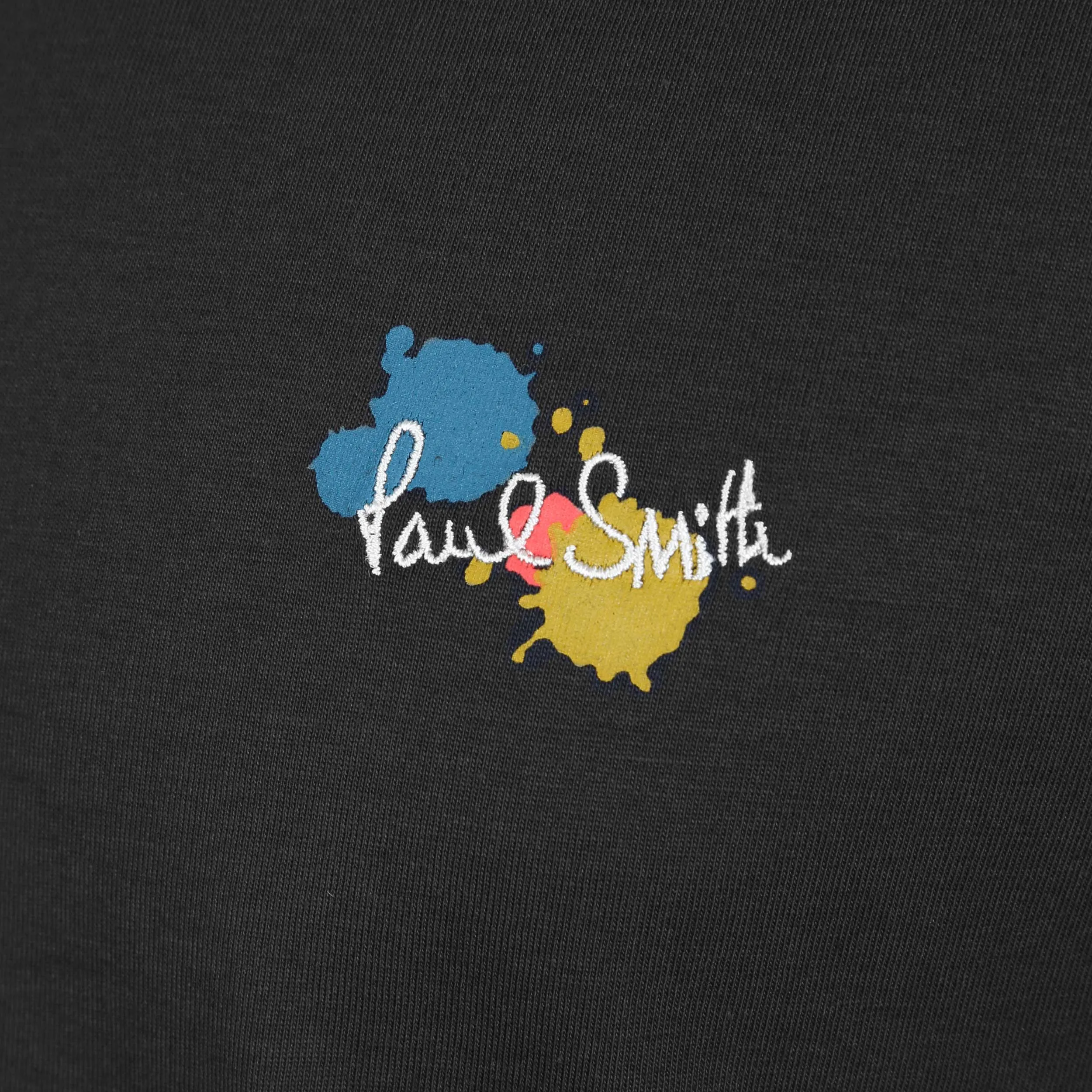 Paul Smith Paint Splatter T Shirt in Black