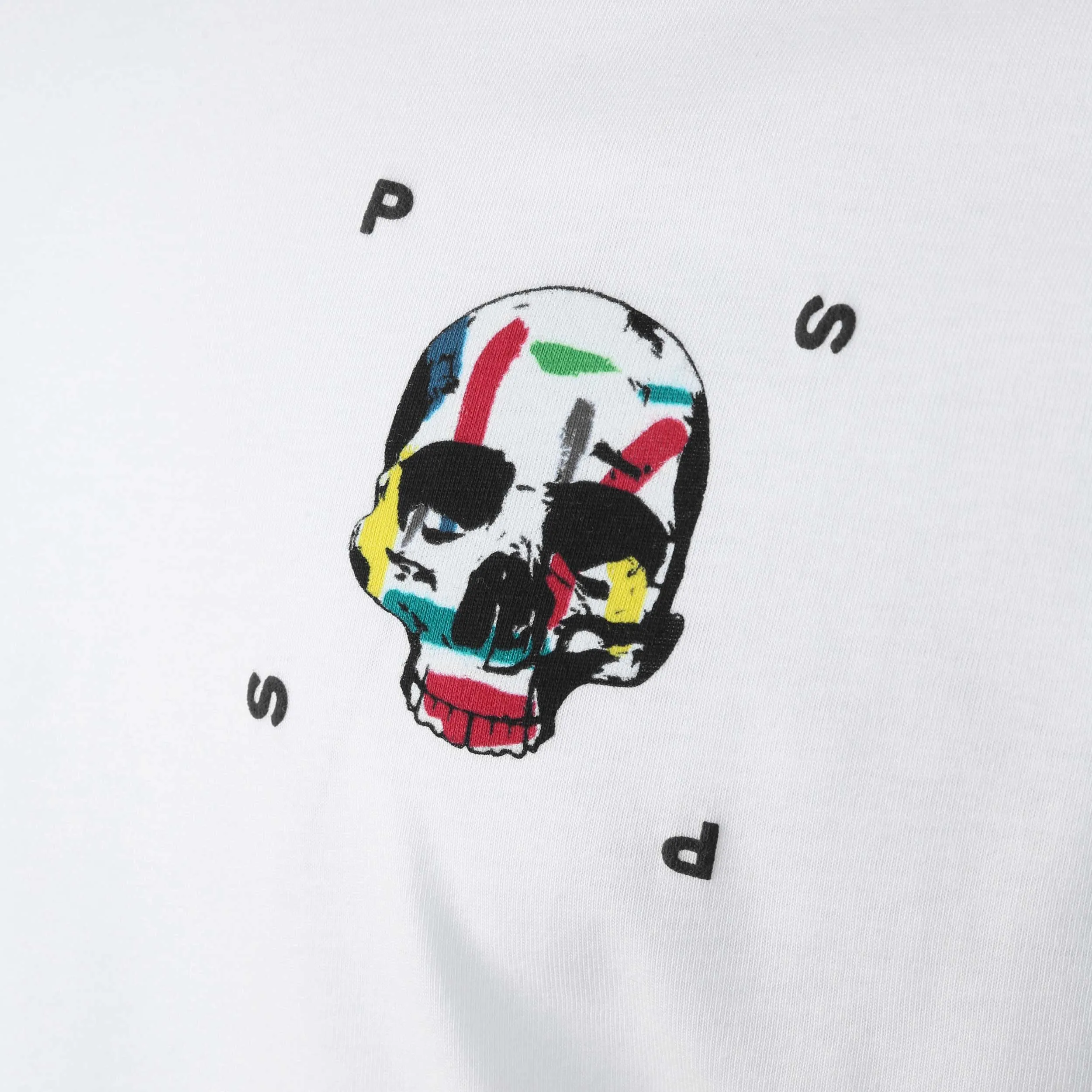 Paul Smith PS Skull T Shirt in White