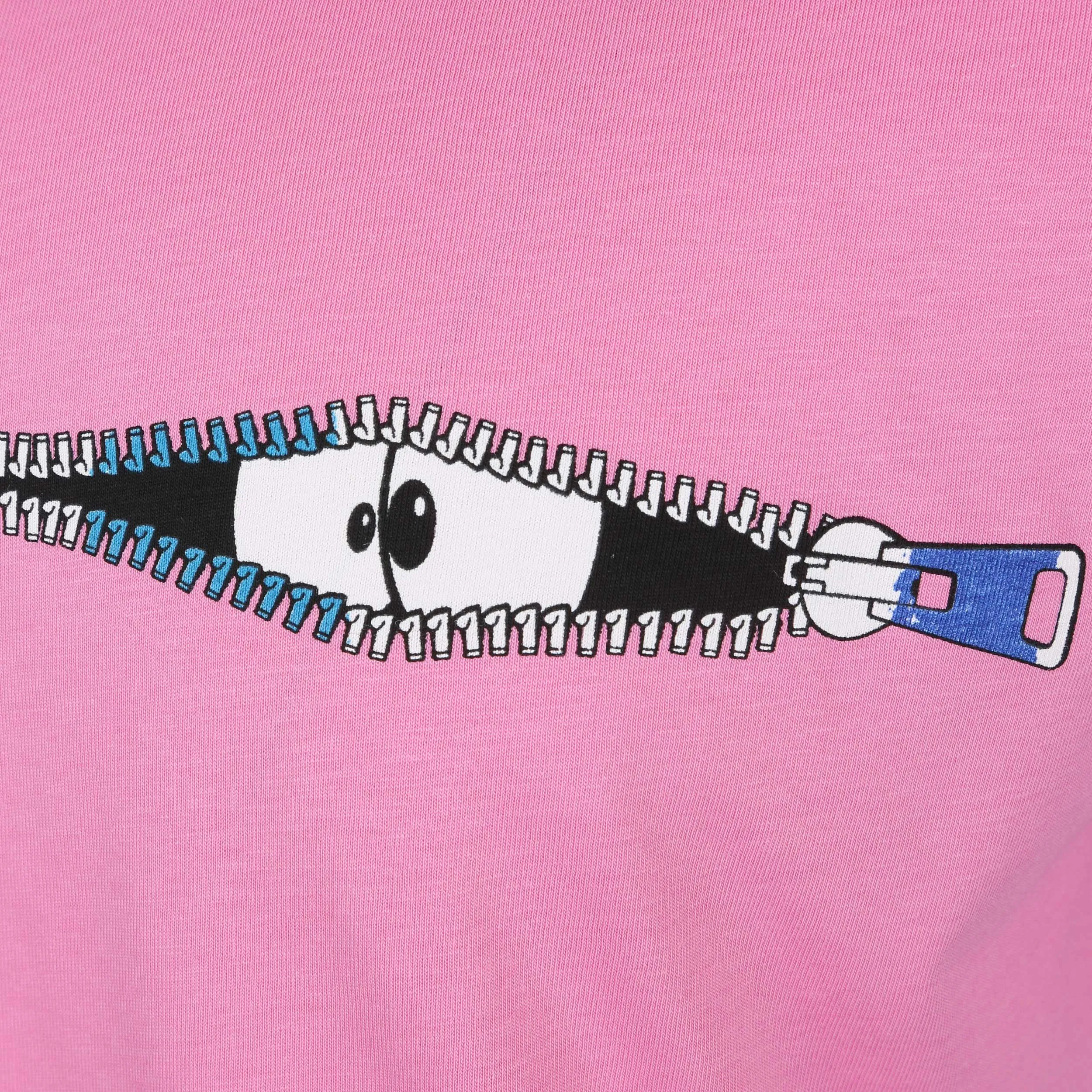 Paul Smith Zip T Shirt in Pink